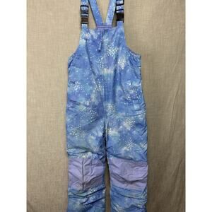 Girls Snow Suit Size 10 Purple Winter Snow Bib